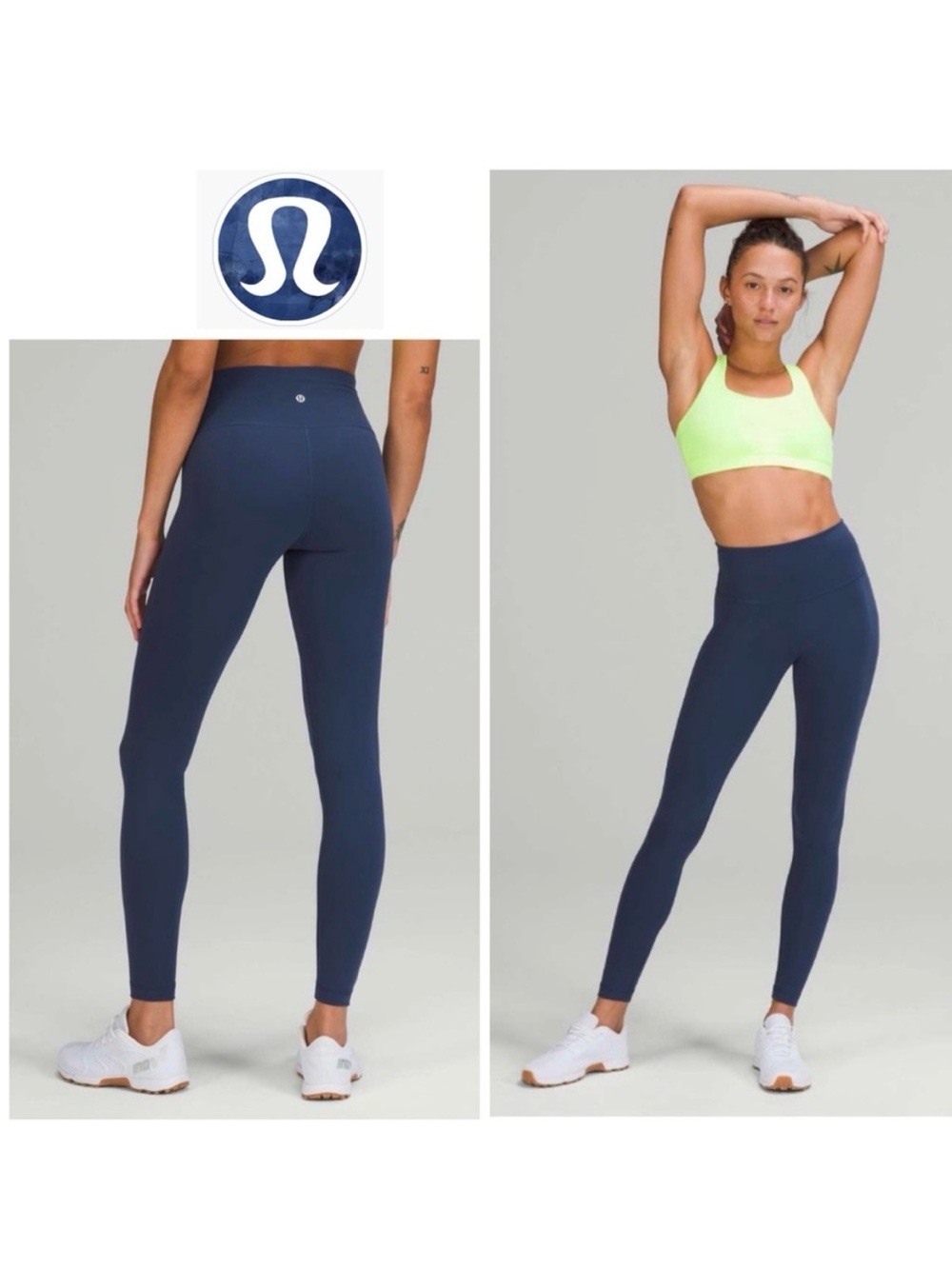 Lululemon Sz 16 Wunder Train High-Rise Tight 28" in Mineral Blue Size 16